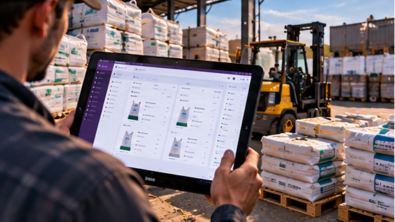 Insumos agrícolas, compras e inventario gestionados en Odoo