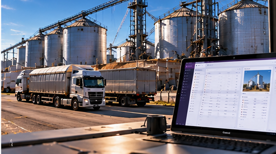 Acopio, logística y comercialización de granos gestionados en Odoo